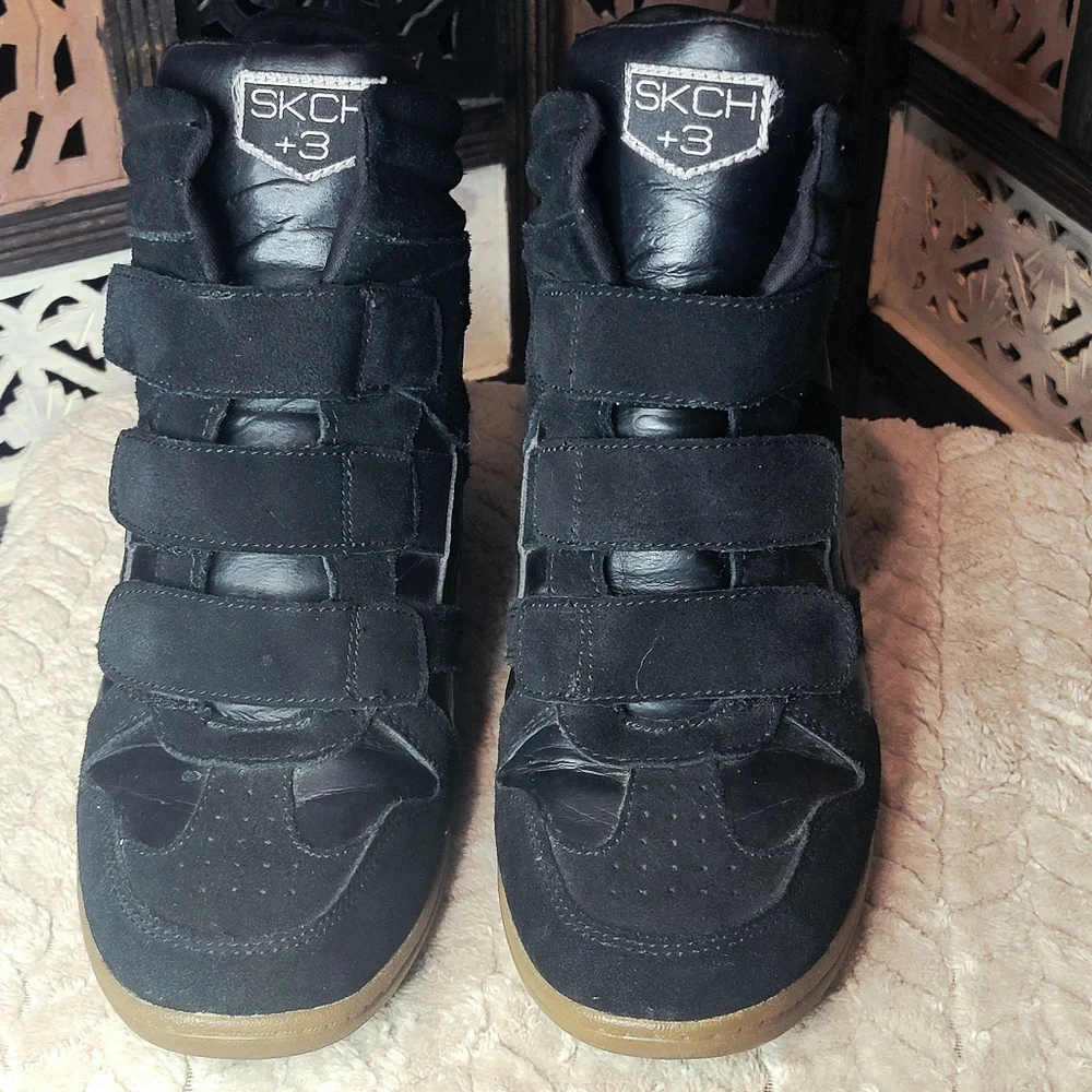 SKCH+3 BY SKECHERS, BLACK, Sz 9 Like NEW! - Picture 5 of 8